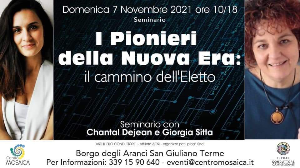 San Giuliano Terme. I Pionieri della Nuova Era: il cammino dell'Eletto