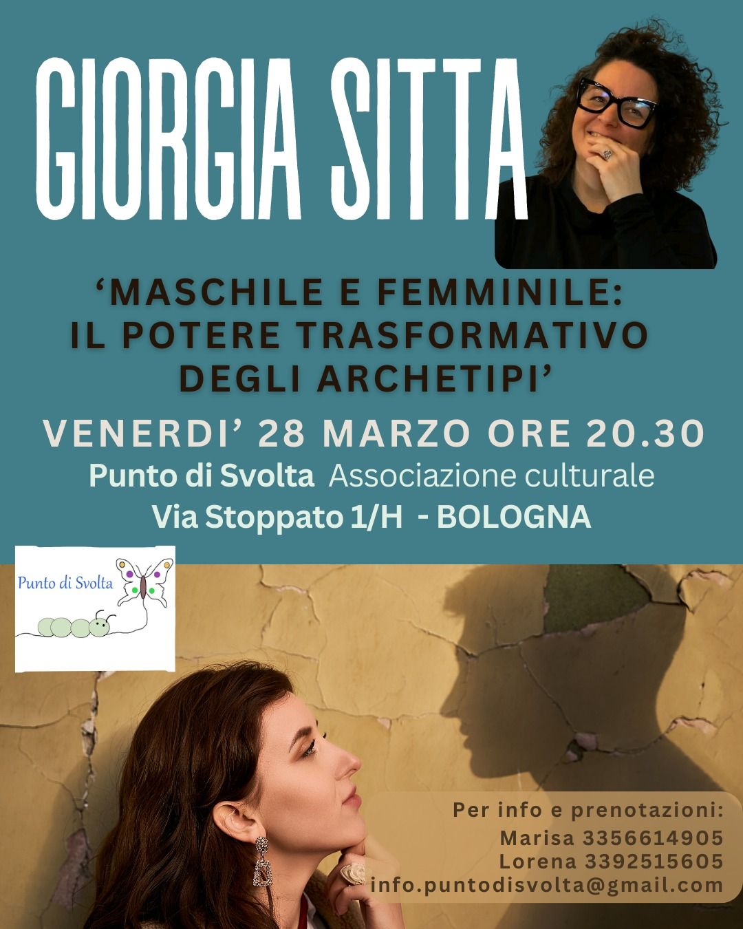 Bologna, Laboratorio: Maschile e Femminile, il potere trasformato degli archetipi"