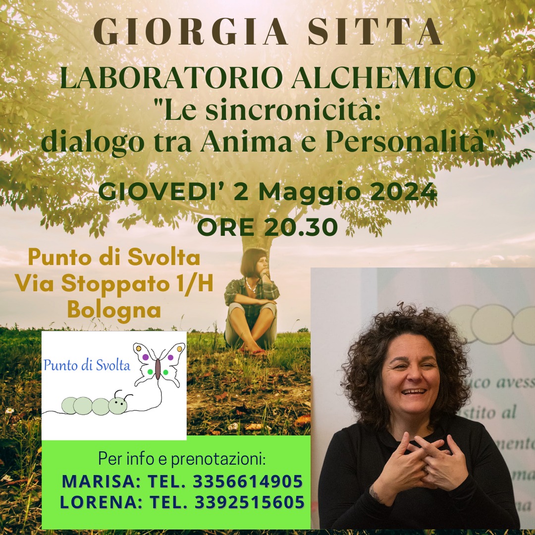 Bologna. "Laboratorio Alchemico: Le sincronicità il dialogo tra Anima e Personalità"