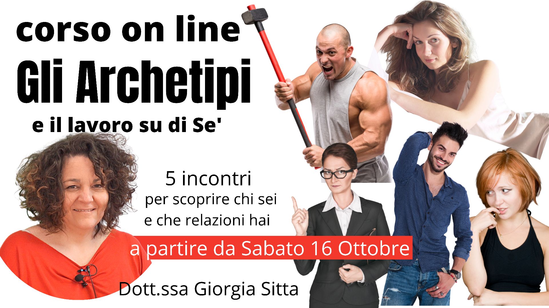 Online: "Gli archetipi e il lavoro su di Sé" 5 incontri
