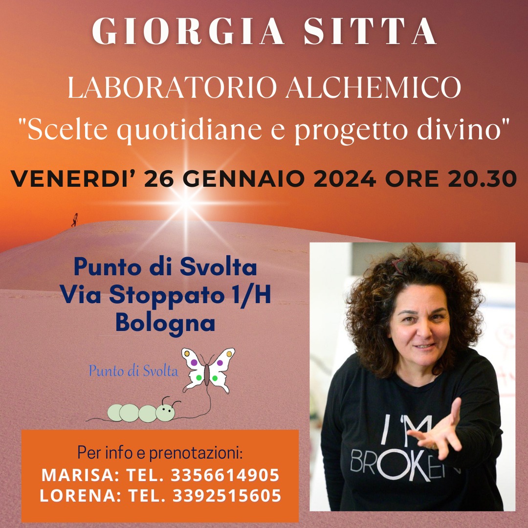 Bologna, Lab. Alchemico: "Scelte quotidiane e progetto divino"