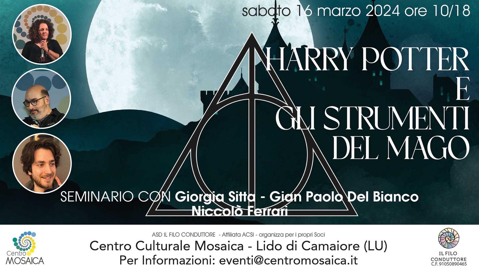 Lido di Camaiore (LU): "Harry Potter e gli strumenti del mago"