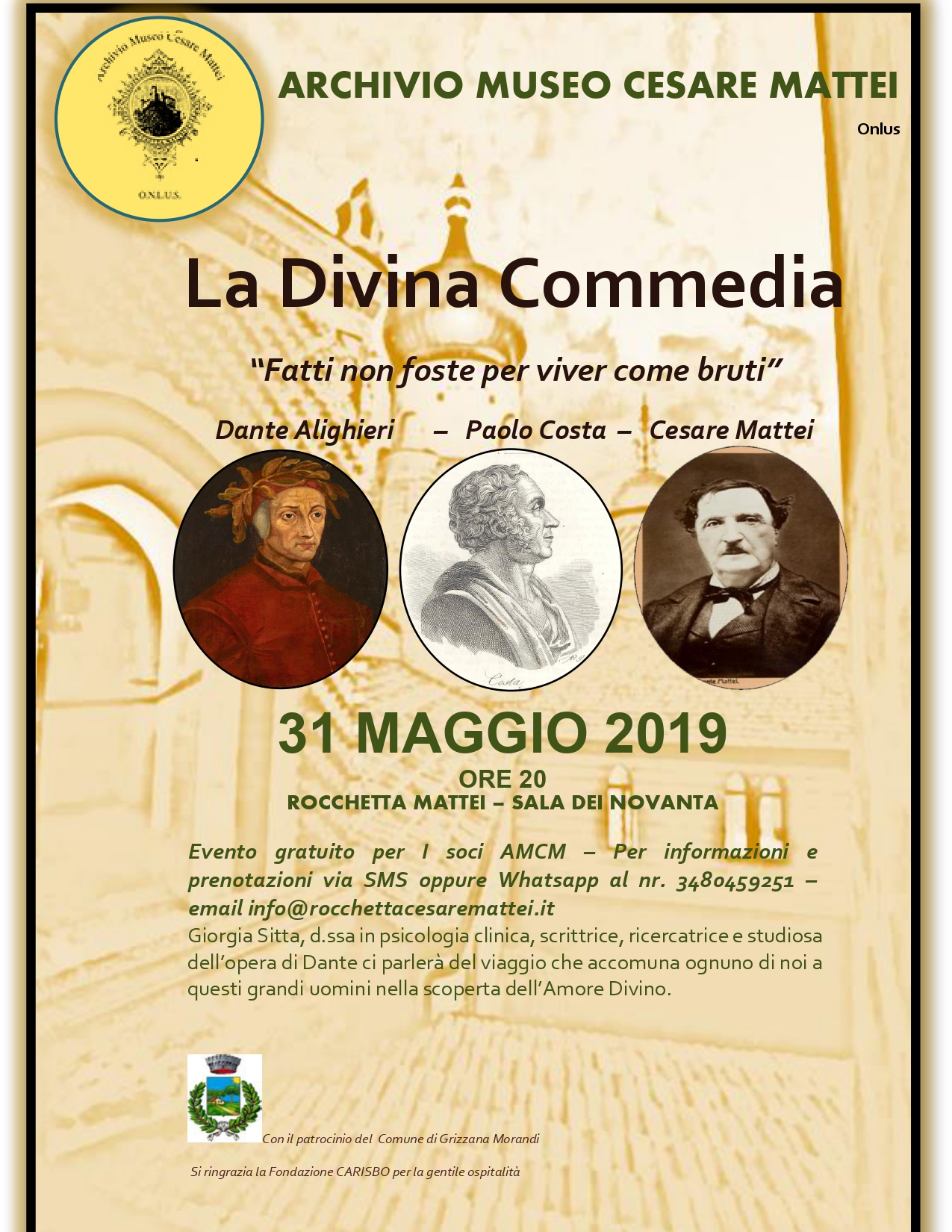 La Divina Commedia: "Fatti non foste per viver come bruti"