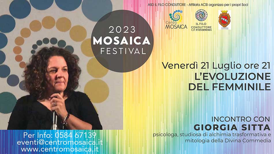 Mosaica Festival conferenza: "L'evoluzione del femminile"